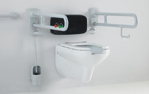 wc con barre di supporto