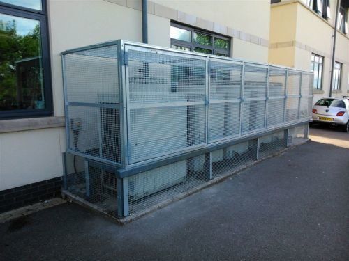 Anti-vandal cages for air conditioning units