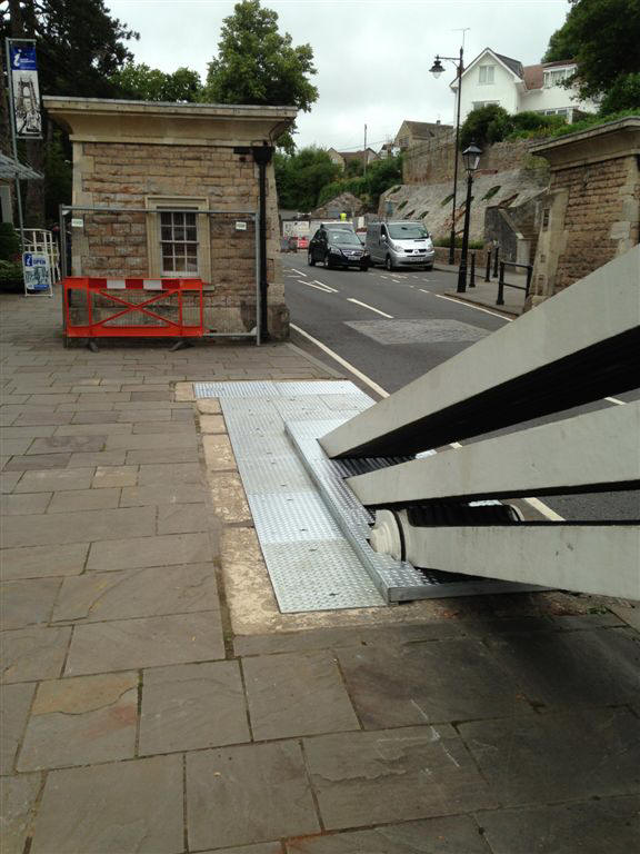 Fabrication of Clifton suspension bridge