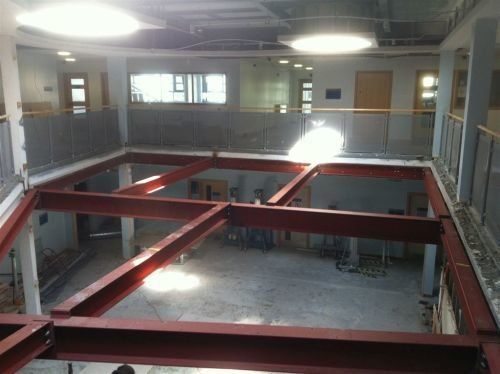 Floor infills for Weston-super-Mare College