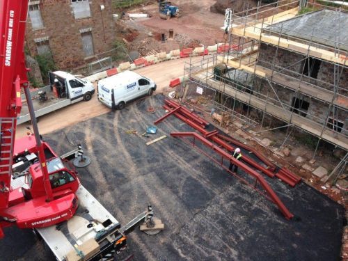 Roof Truss Installation in Exeter