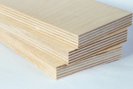 Marine Plywood — Three Light Plywood Boards Stacked in Houston, TX Marine Plywood — Three Light Plywood Boards Stacked in Houston, TX