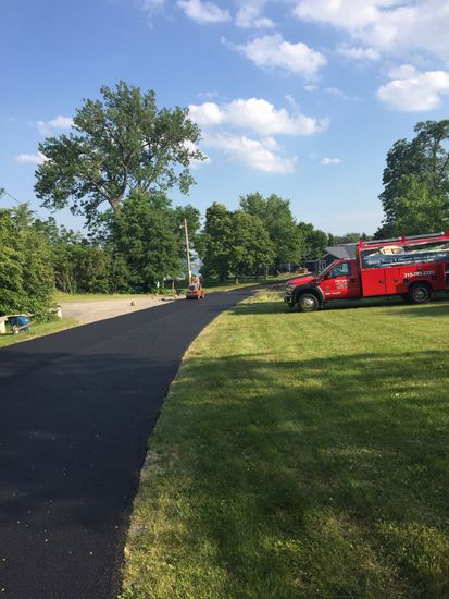 Asphalting road - Concrete Contractors in Geneva, NY