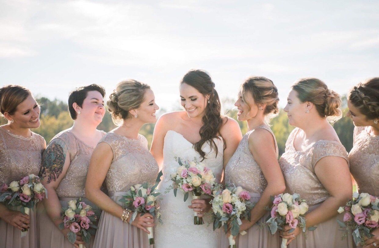 Wilmington Nc bridal party hair