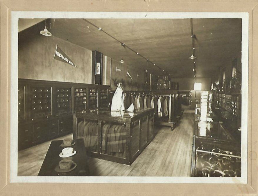 bauman's store interior 1909