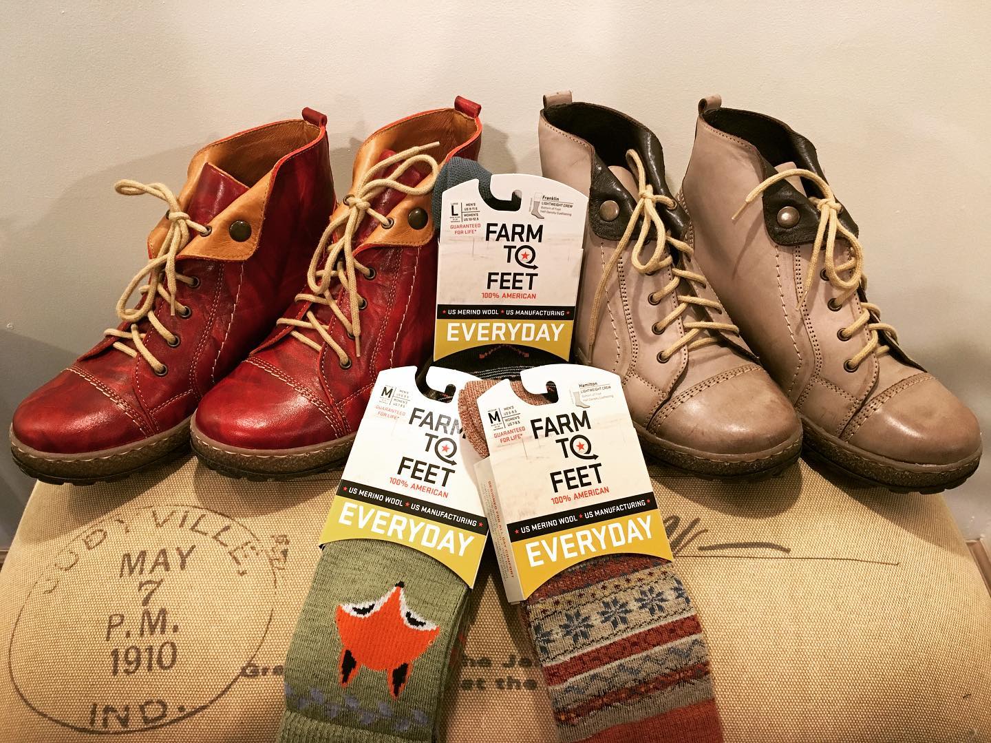women's boots and socks