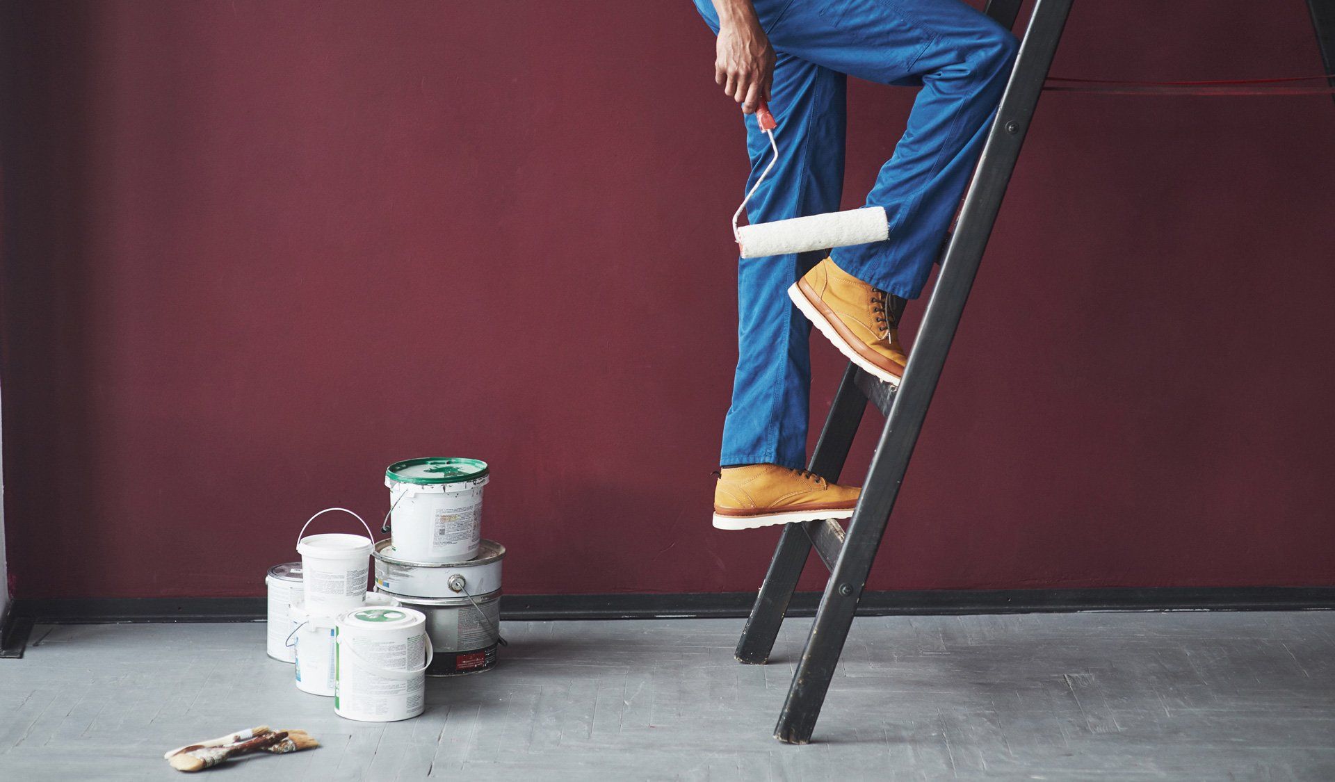Walking up the Ladder — Whiting, IN — Juan’s Painting
