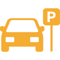 icona ampio parcheggio
