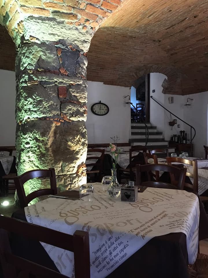 tavolo della pizzeria e ristorante
