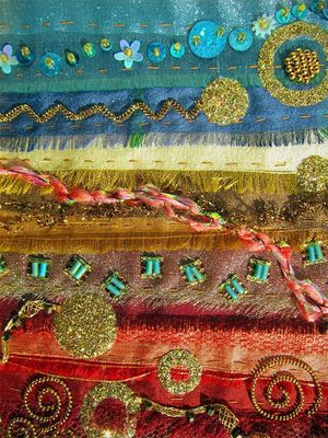 Example of materials from our unique fabric shop in Halifax