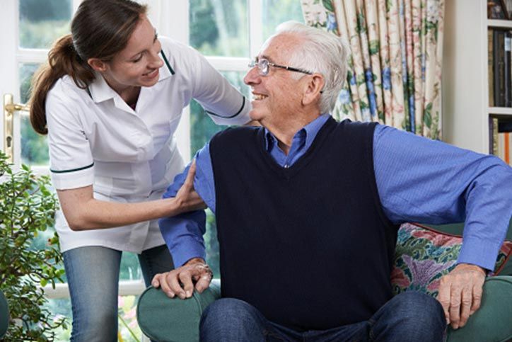 Care Worker Helping Senior- Home Care Service in New Bern, NC Care Worker Helping Senior- Home Care Service in New Bern, NC