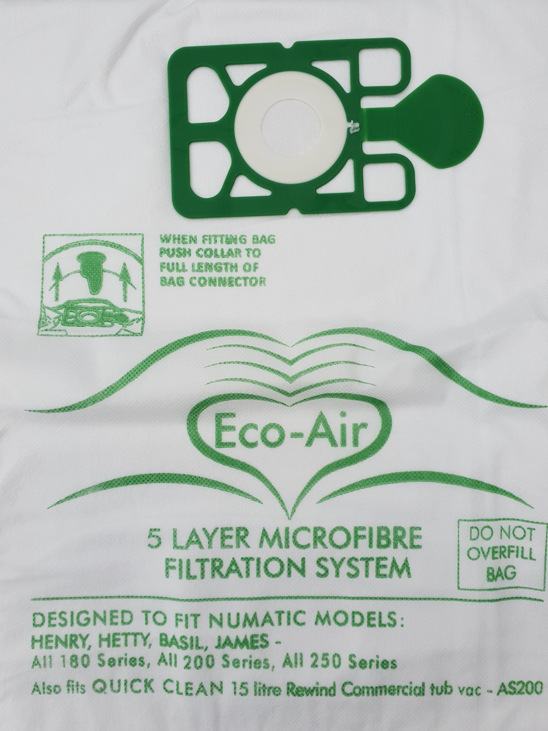 Vacuum cleaner bags for many manufacturers machines