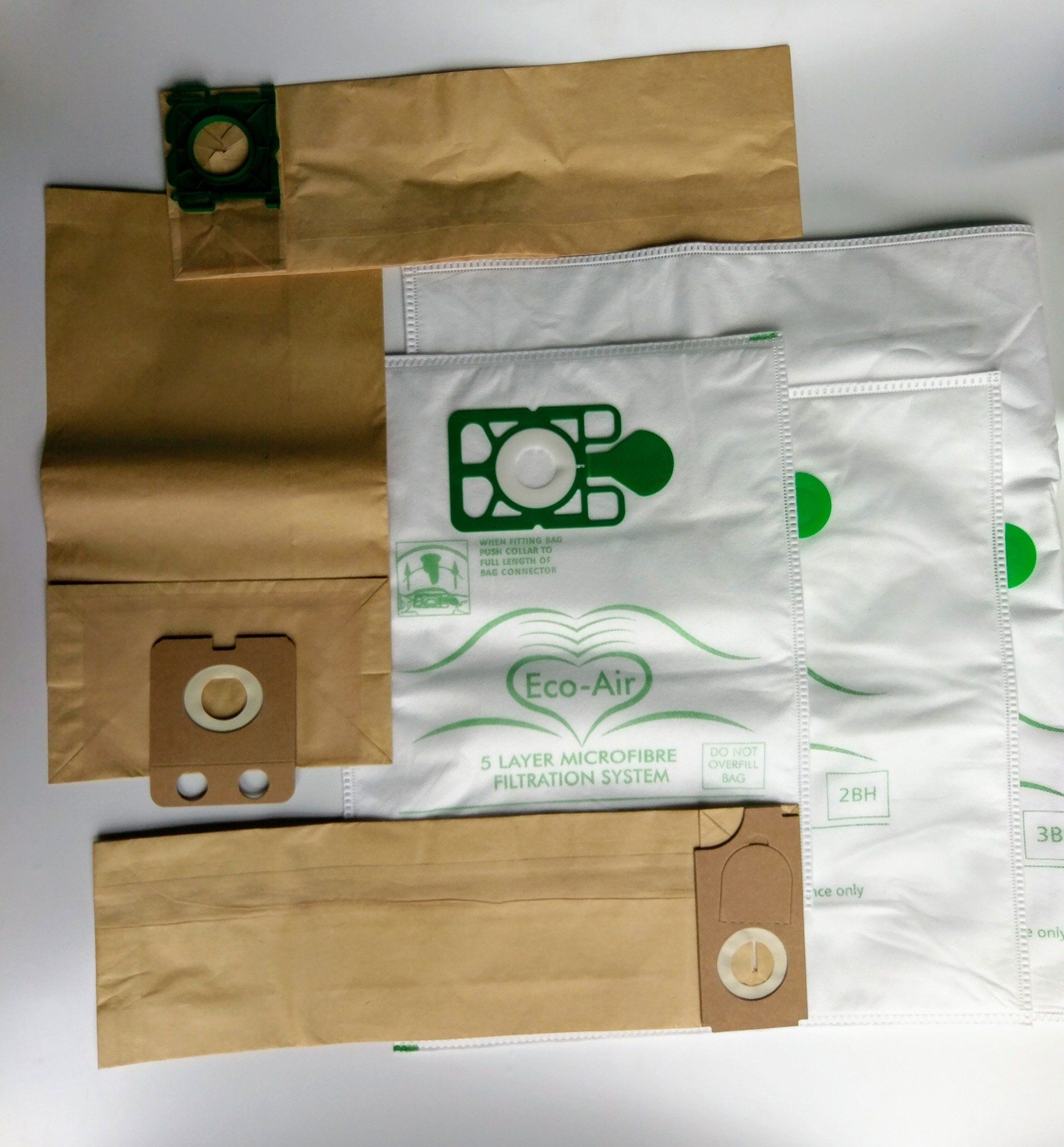 Vacuum cleaner bags for many manufacturers machines