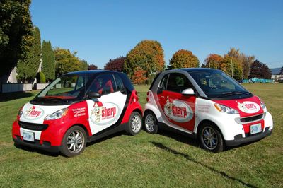 Cars on Grass