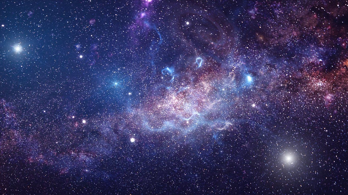 A galaxy with a lot of stars in it