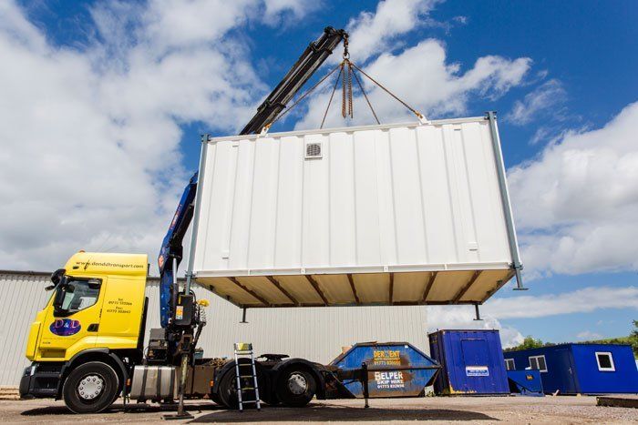 A Crane Loader in Nottingham
