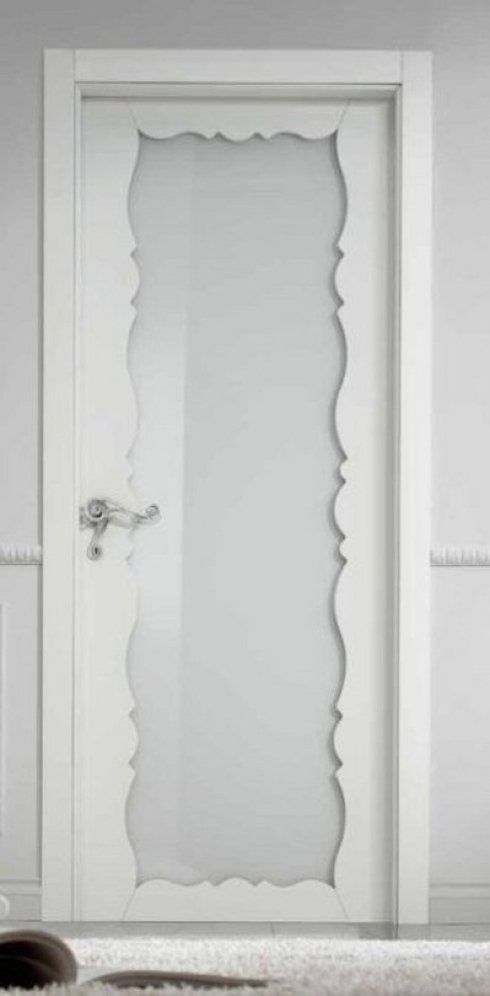 Porta bianca con vetro