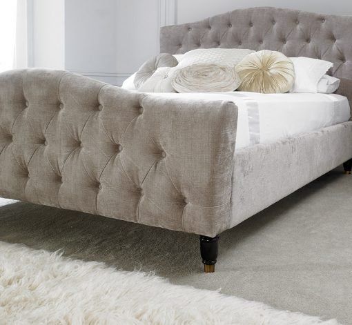 upholstered bedstead