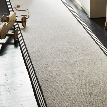thick stripe runner rug border