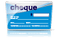 Blue online cheque form.