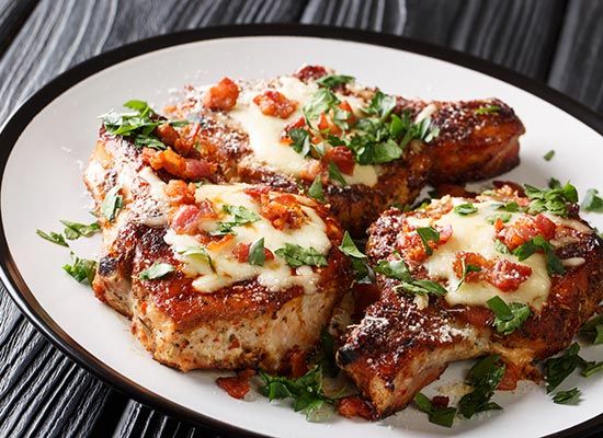 Chicken With Melted Cheese And Bacon — Newtown, PA — Piccolo Trattoria Italian Catering Chicken With Melted Cheese And Bacon — Newtown, PA — Piccolo Trattoria Italian Catering