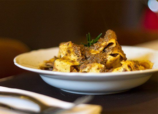 Pappardelle With Meat Sauce — Newtown, PA — Piccolo Trattoria Italian Catering Pappardelle With Meat Sauce — Newtown, PA — Piccolo Trattoria Italian Catering