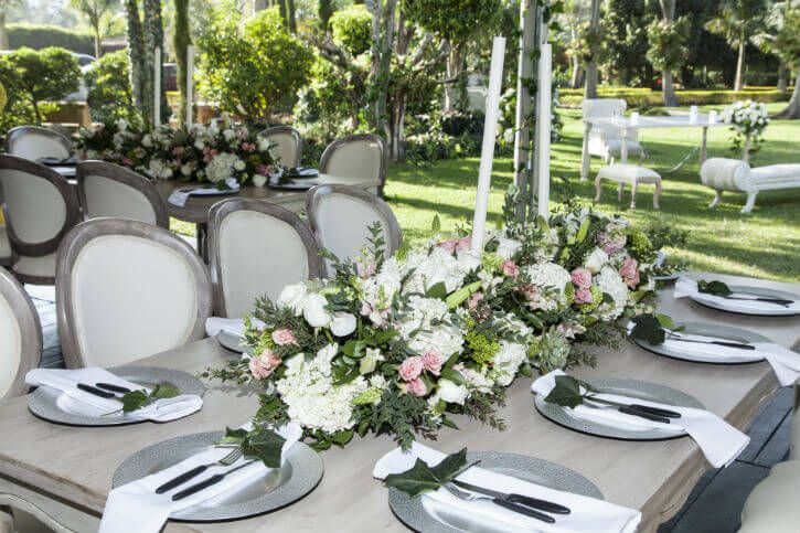 Modern Table Set Up — Newtown, PA — Piccolo Trattoria Italian Catering