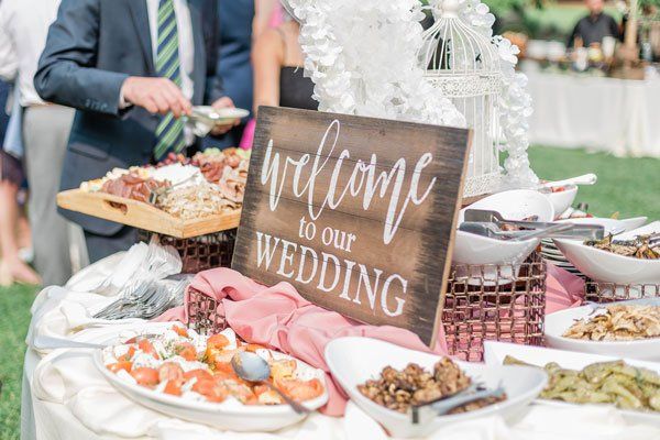 Classy Wedding Setting — Newtown, PA — Piccolo Trattoria Italian Catering Classy Wedding Setting — Newtown, PA — Piccolo Trattoria Italian Catering