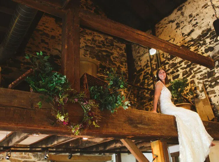 Bride Smiling — Newtown, PA — Piccolo Trattoria Italian Catering