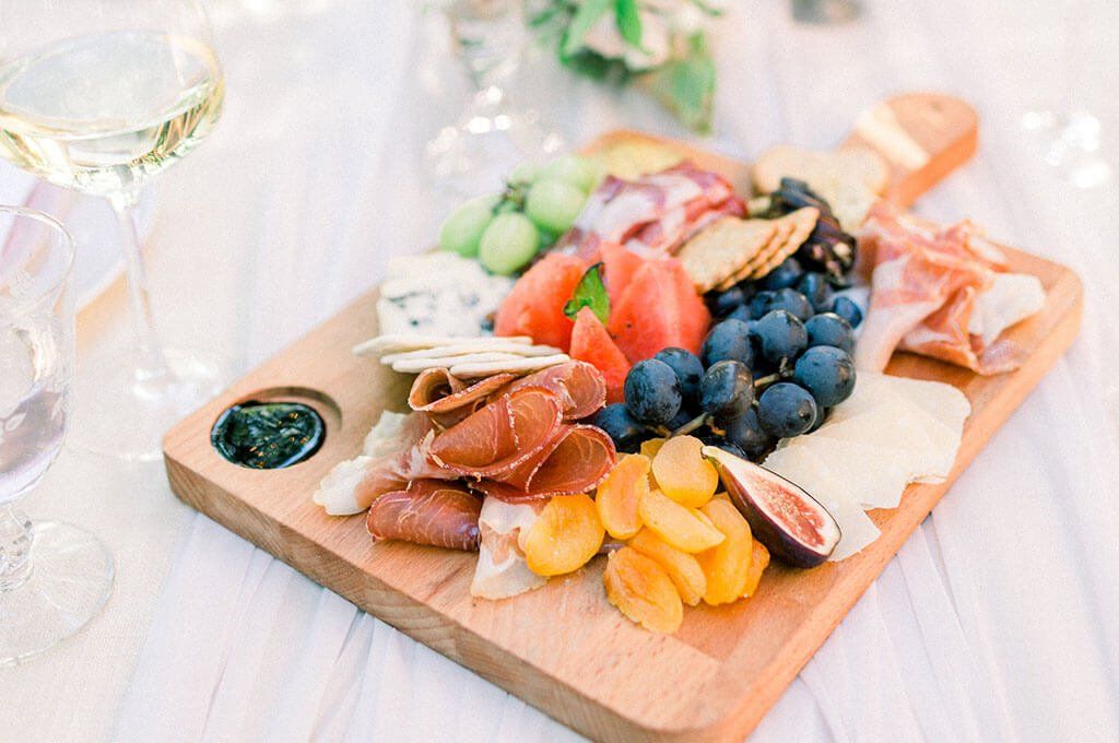 Mixed Fruit in a Chopping Board — Newtown, PA — Piccolo Trattoria Italian Catering