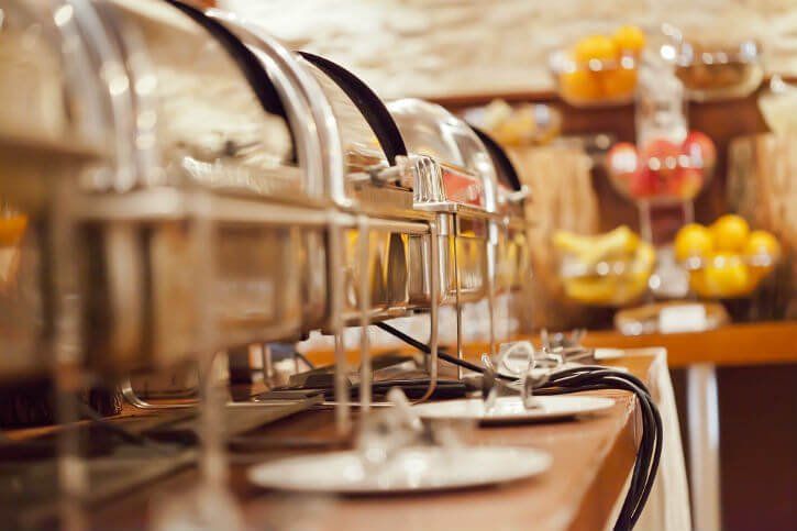 Stainless Chafing Dish — Newtown, PA — Piccolo Trattoria Italian Catering