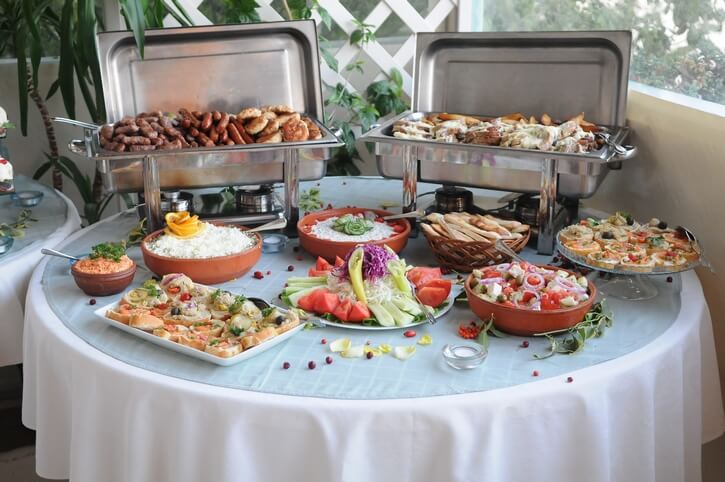 Variety of Foods Displayed on a Table — Newtown, PA — Piccolo Trattoria Italian Catering
