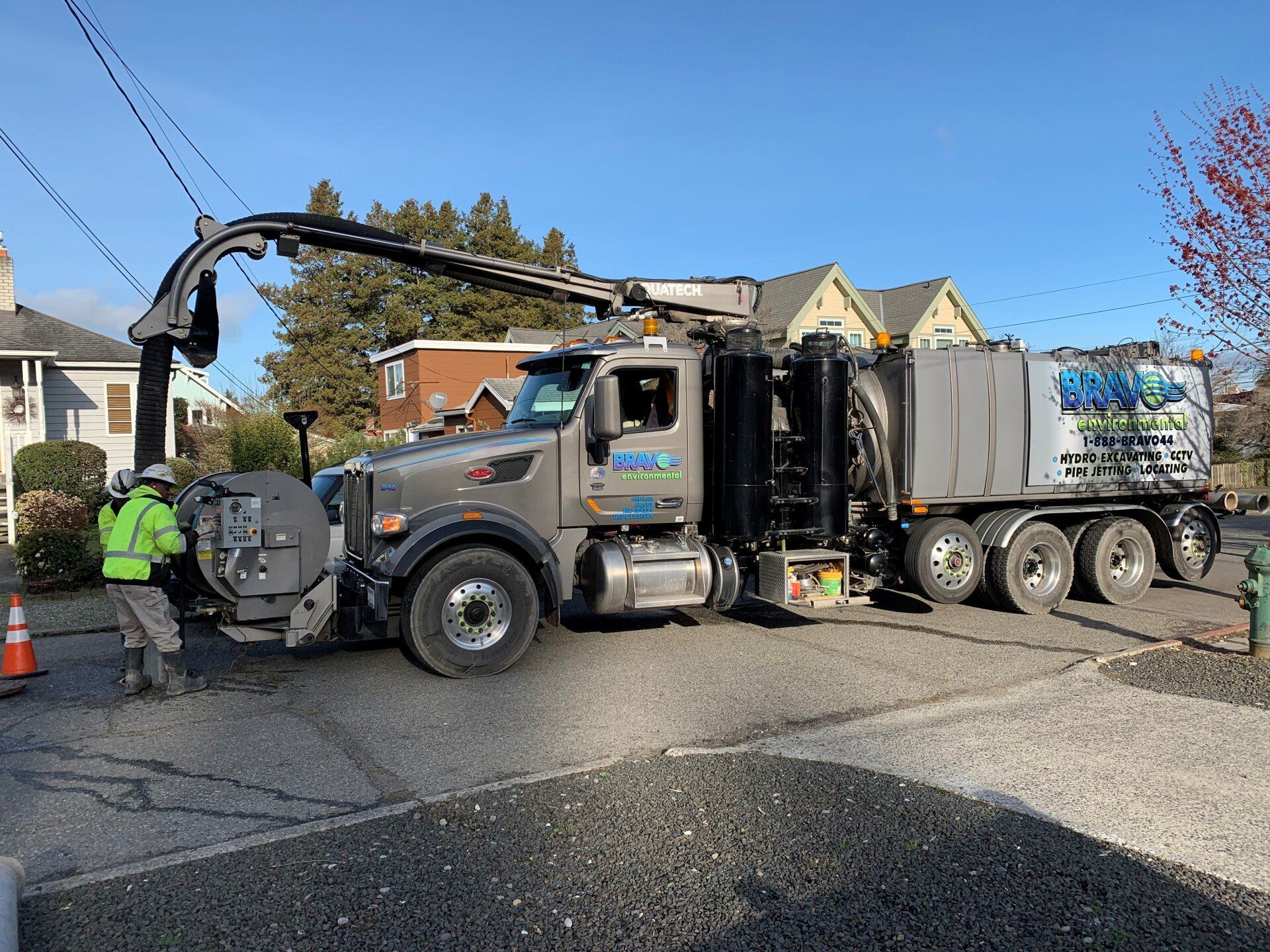 Utility Potholing, sewer maintenance, CCTV