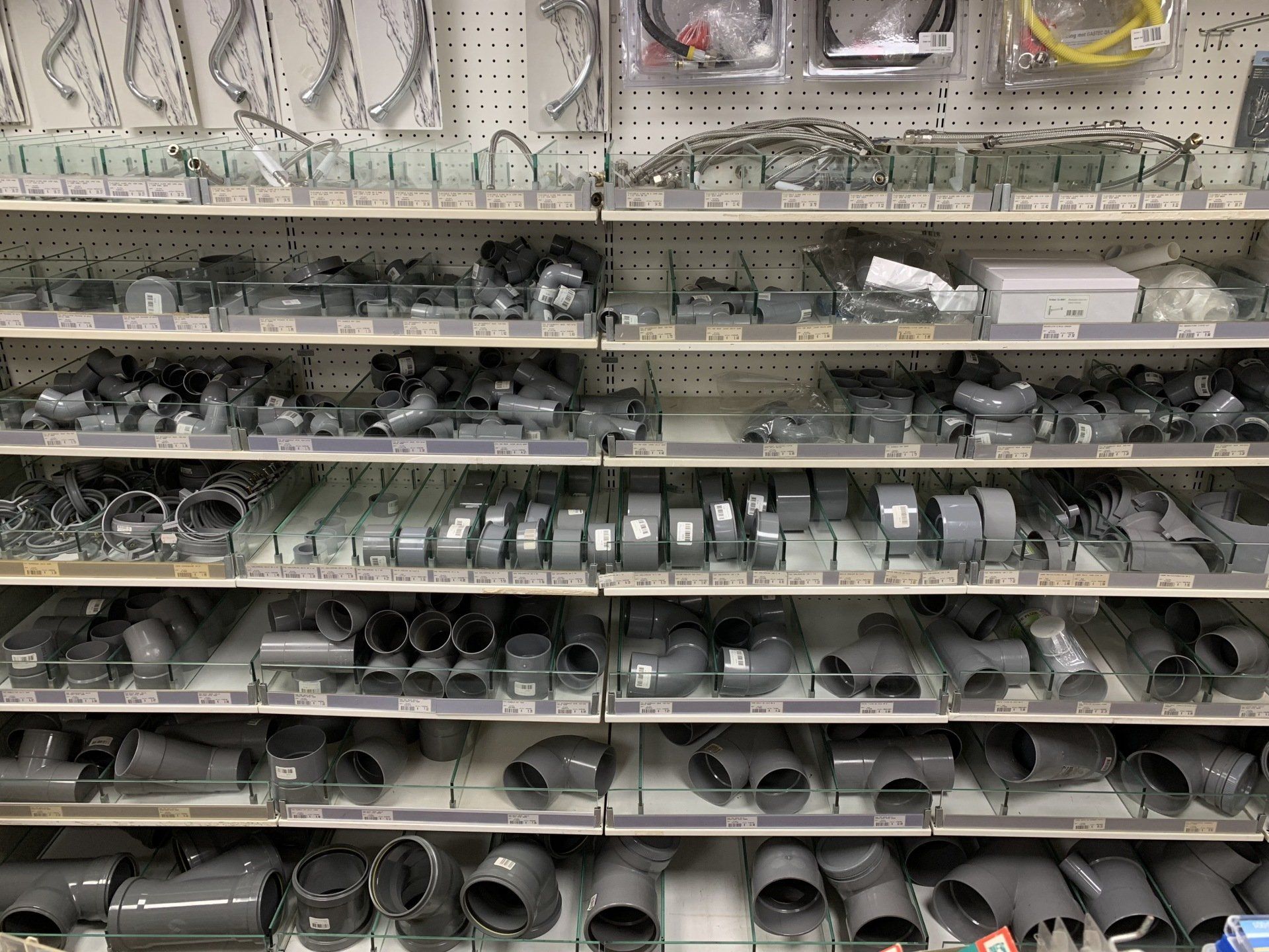 PVC materiaal van 32 tot 125 mm