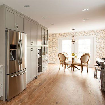Refrigerator And A Table — Ypsilanti, MI — Carpet Center & Floors