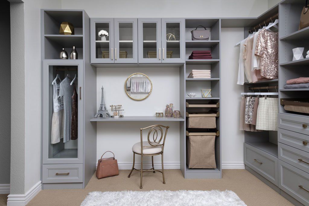Custom Walk In Closet System Installation