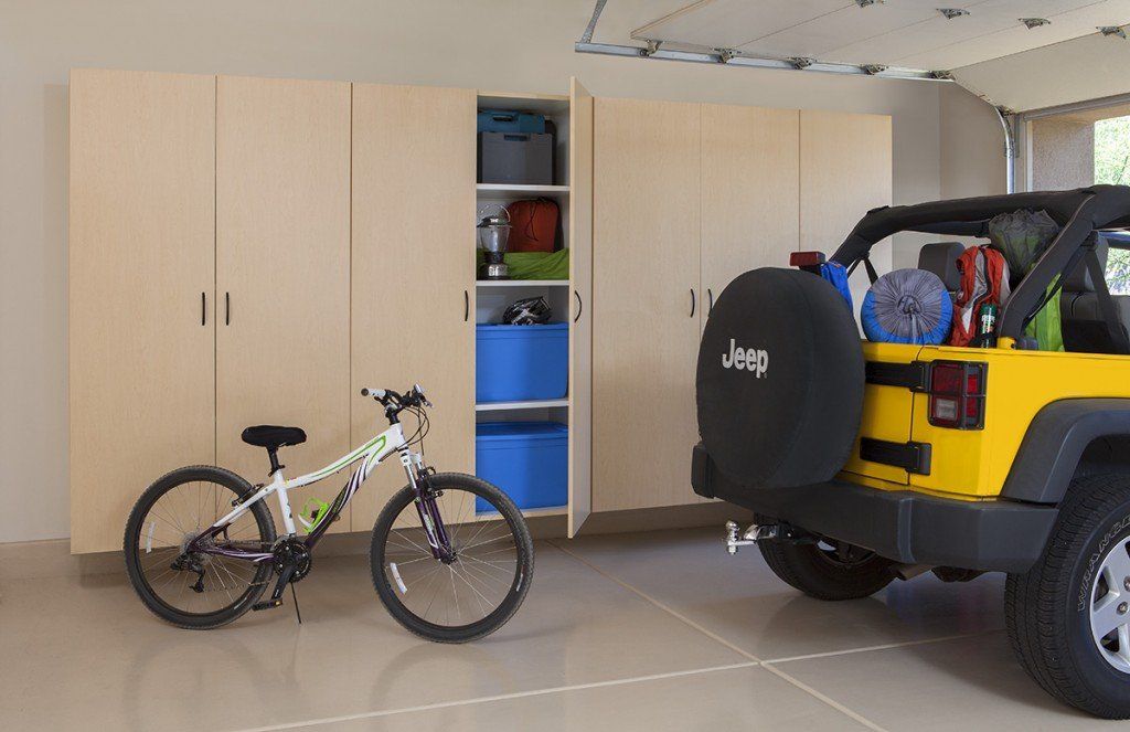 Maple Garage Cabinet System