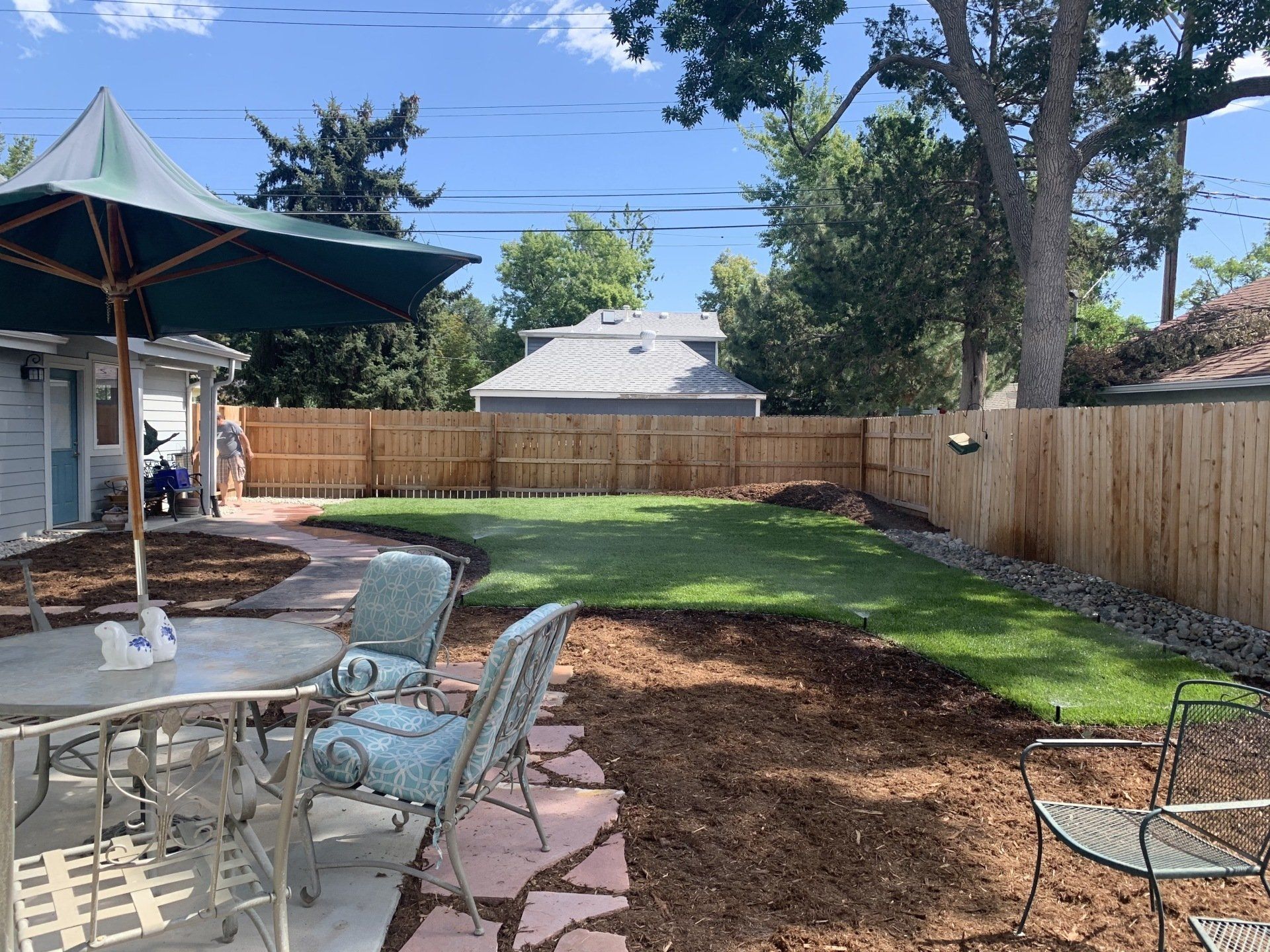 landscape remodel install