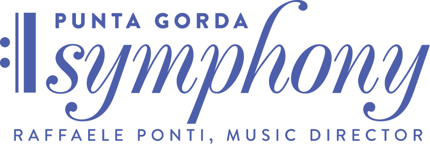 Punta Gorda Symphony logo with the word 