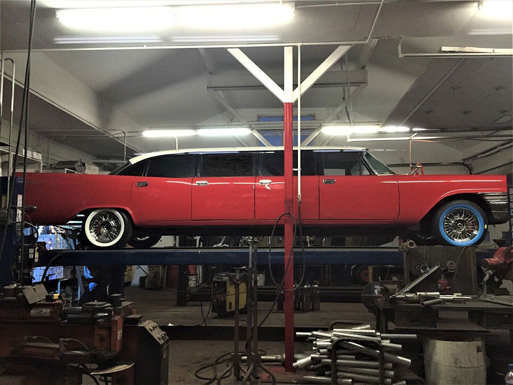 Red Limo — Elmira, NY — Steve's American Lifetime Muffler