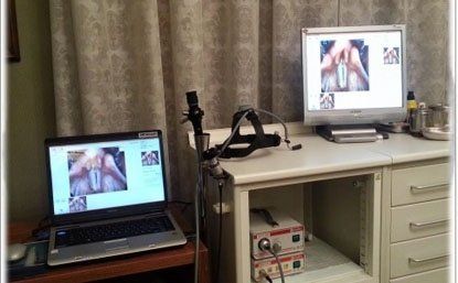 apparecchiature per esami diagnostici all'orecchio