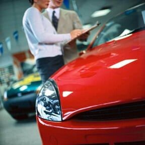 Shiny Red Car - Car Painting Services in Largo FL