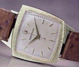 accutron 214 14k TV alpha watch budget accutron service