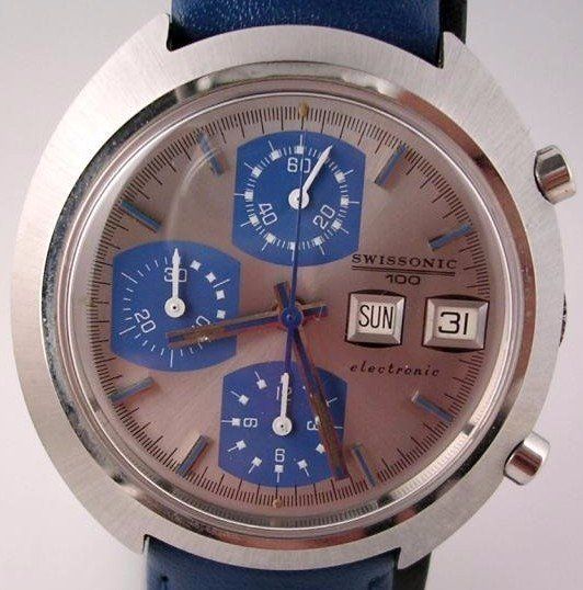 Swissonic Paul Newman Tuning Fork Chrono Budget Accutron Service