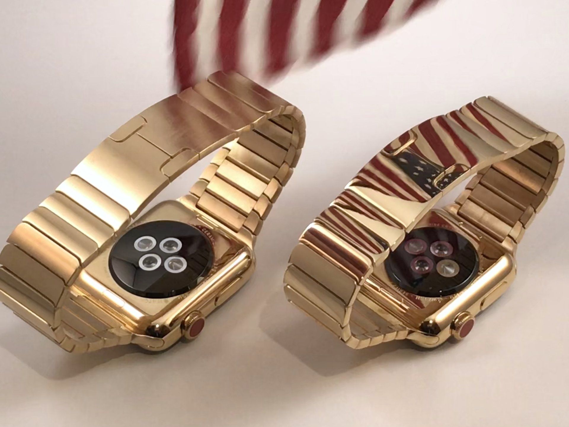 apple watch series 3 gold plated diamond polished at the time preserve