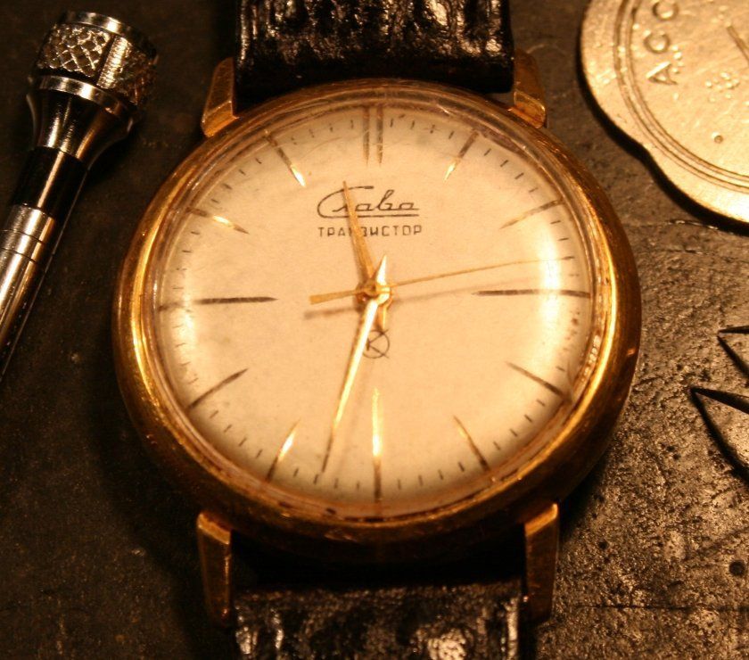Slava Transistor 214 Accutron Clone restoration 1 Budget Accutron Service