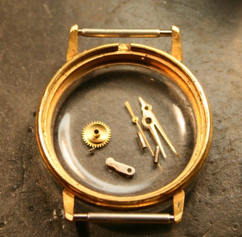 Slava Transistor 214 Accutron Clone restoration 6 Budget Accutron Service