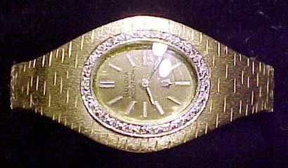 accutron 221 solid gold and diamond bracelet watch Budget Accutron Service