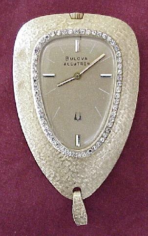 Accutron 221 sold gold and diamond pendant ladies watch Budget Accutron Service