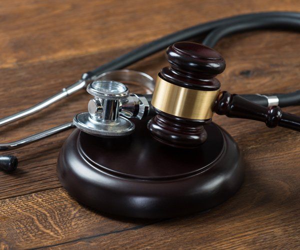 Gavel and Stethoscope on Table — Bozeman, MT — Buckley Law Office